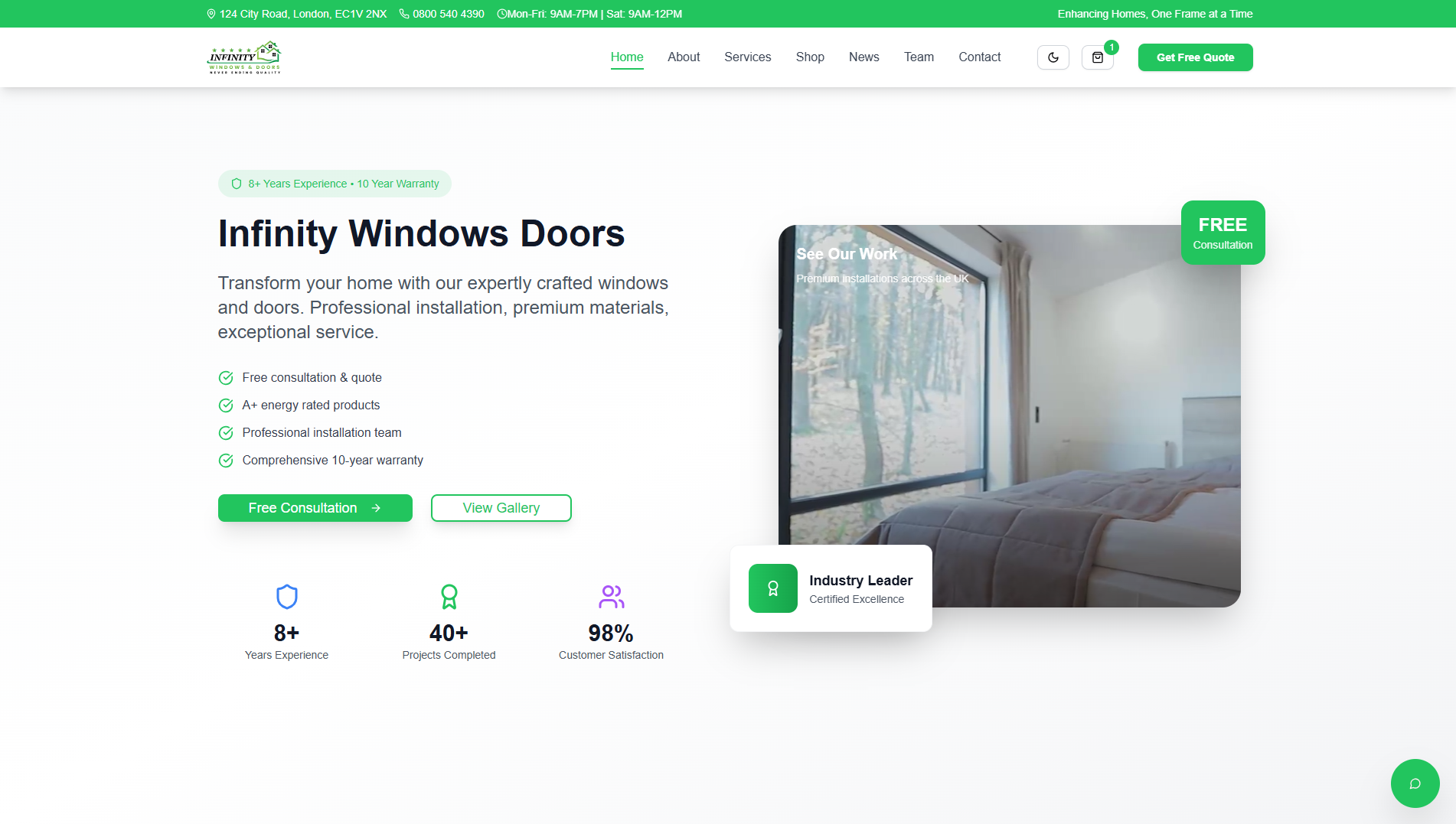 Infinity Windows Doors